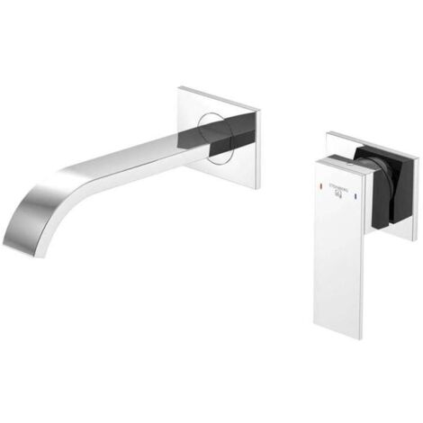 Steinberg Waschtisch-Wand-Einhebelmischer Fertigmontageset 135 1804 3, chrom (1/3)