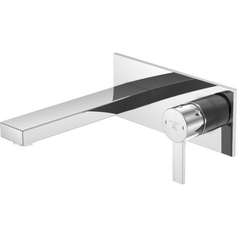 Steinberg Waschtisch-Wand-Einhebelmischer Fertigmontageset 120 1864 3, chrom (1/3)