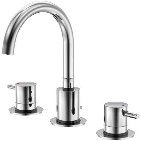 Steinberg 3-Loch Waschtisch-Armatur 100 2000, chrom (1/5)