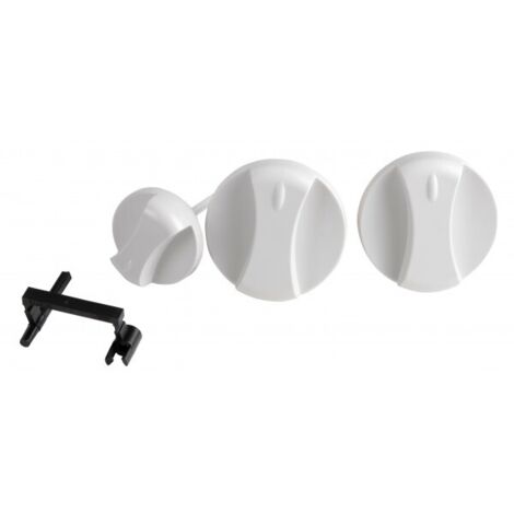 Vaillant Knopf Grau für VC 126, 196, 246/2-C und weitere Modelle, Set à 3 Stück