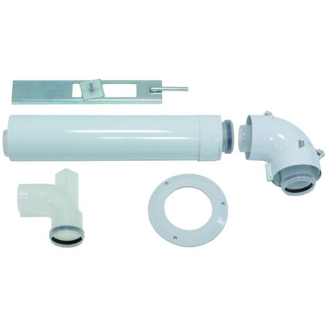 Vaillant Basis-Anschlussset konzentrisch Abgasleitung PP 60/100mm an DN 60 im Schacht