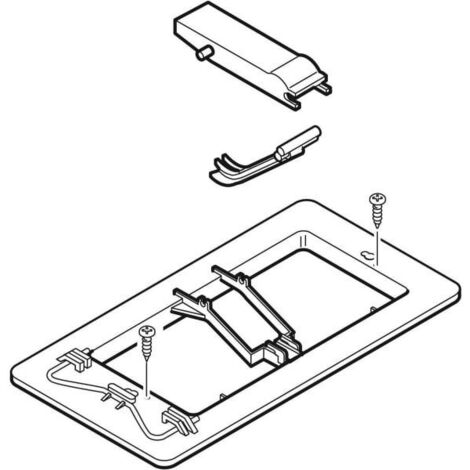 Geberit Befestigungsrahmen für 300T Drückerplatte