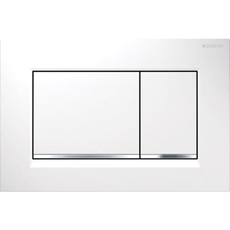 Betätigungsplatte GEBERIT Sigma30 weiß/chrom 115.883.KJ.1