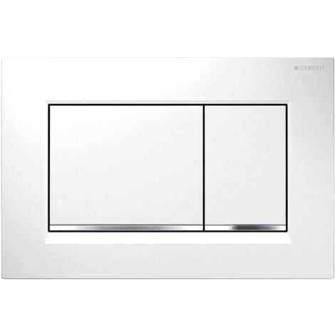 Betätigungsplatte GEBERIT Sigma30 weiß/chrom 115.883.KJ.1
