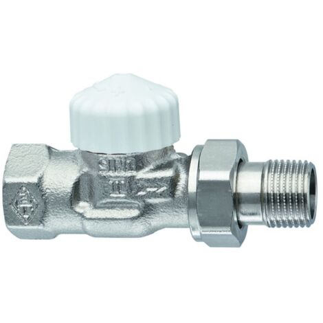 IMI Heimeier Thermostat-Ventilunterteil V-exact II, Durchgang, DN 20, vernickelt