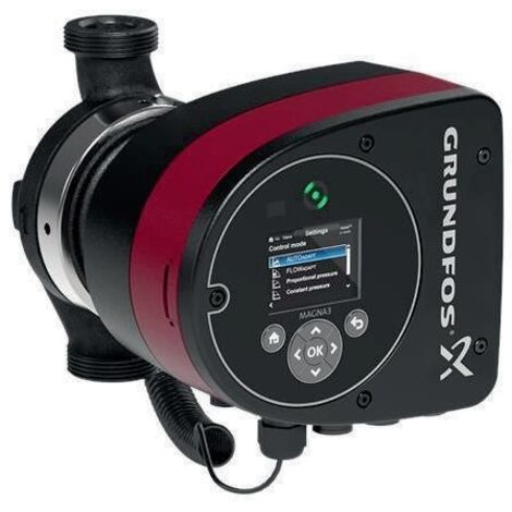 GRUNDFOS Elektronisch geregelte Umwälzpumpe MAGNA3 25-40 PN6/10 180mm 1x230V DE