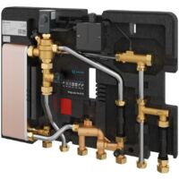 Oventrop Regudis W-HTE Wohnungsstation Wärmeübertrager Kupfergelötet, 18 l/min