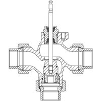IMI Heimeier TA Regelventil Typ CV 316 RGA PN 16, DN 32, Kvs-Wert 12,5