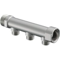 Uponor Uni-C Verteiler S, 1" MT/FT, 3x1/2" MT, 1014111