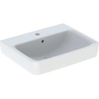 Geberit Renova Plan, Waschtisch, 55x44 cm, 1 Hahnloch, mit
