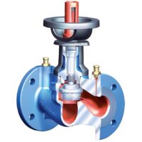 ARI Strangregulierventil V Astra 12020 DN 80, PN 80 EN-JL1040, Regulierkegel mit Weichdichtung