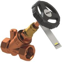 Kemper Weser Freistrom-Absperrventil ohne Entleerung DN 40 IG, PN 16, Rotguss, Figur 190 00