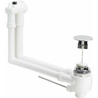 Viega Ablaufgarnitur 5420.1, G 1 1/4" x 60mm, Kunststoff verchromt