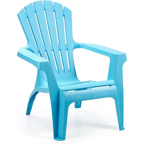 IPAE-PROGARDEN Poltrona da Giardino Colore Azzurro - Modello Dolomiti