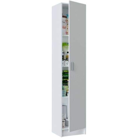 KIT ARMADIO 1 ANTA 4 RIPIANI MULTIUSO 37X37XH180 CM