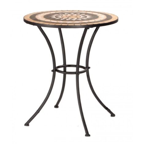 Tavolo Mosaico Rotondo Design Classico D60