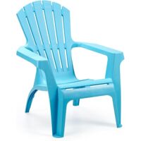IPAE-PROGARDEN Poltrona da Giardino Colore Azzurro - Modello Dolomiti