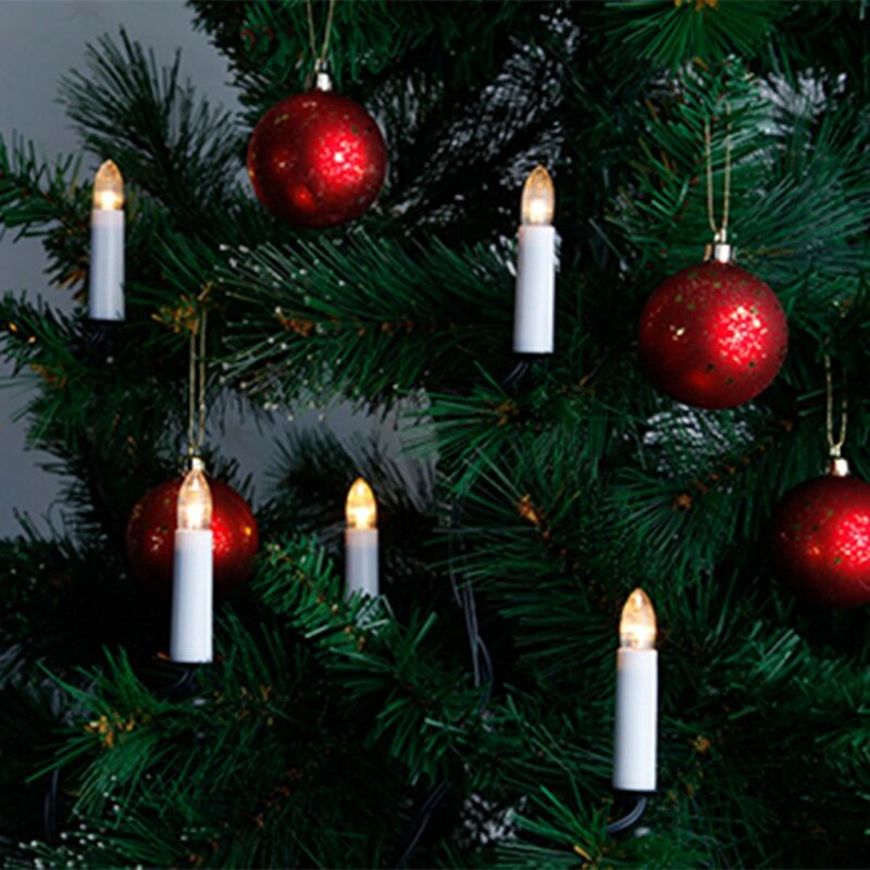 10m Weihnachts Lichterkette 100 Lämpchen Lampen Tannenbaum Advent in bunt 