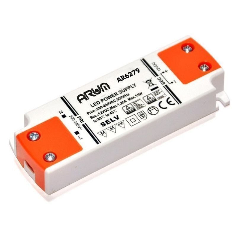 LED Trafo 24V/DC, 0-30W, ultraflach, SELV