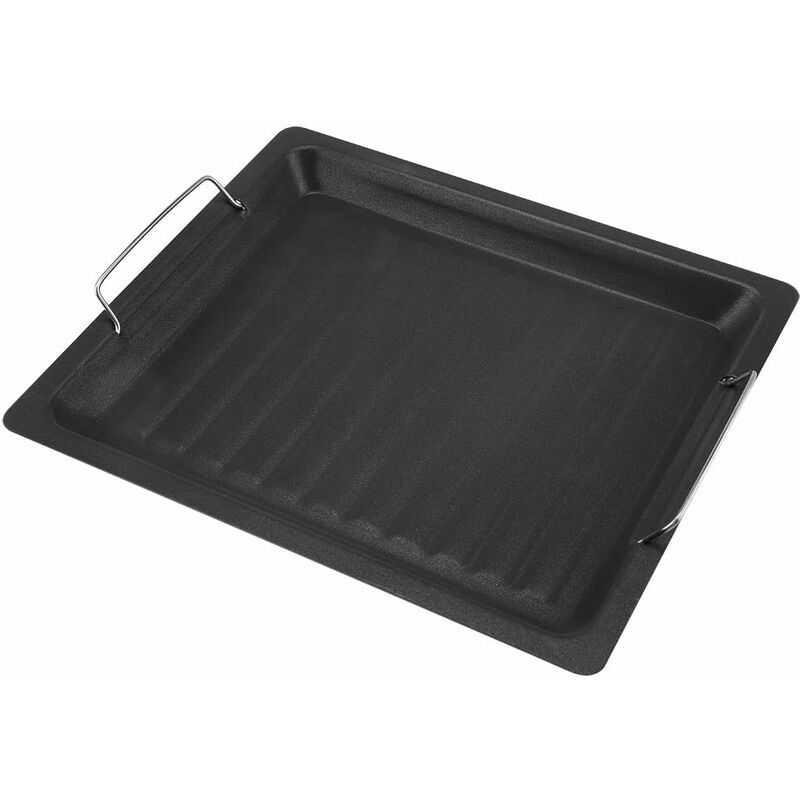 Planchas LangRay BBQ Pan Resistente a la oxidación Plancha de barbacoa de acero inoxidable de grado alimenticio Sartén Placa de parrilla no pegajosa Plancha portátil Plancha