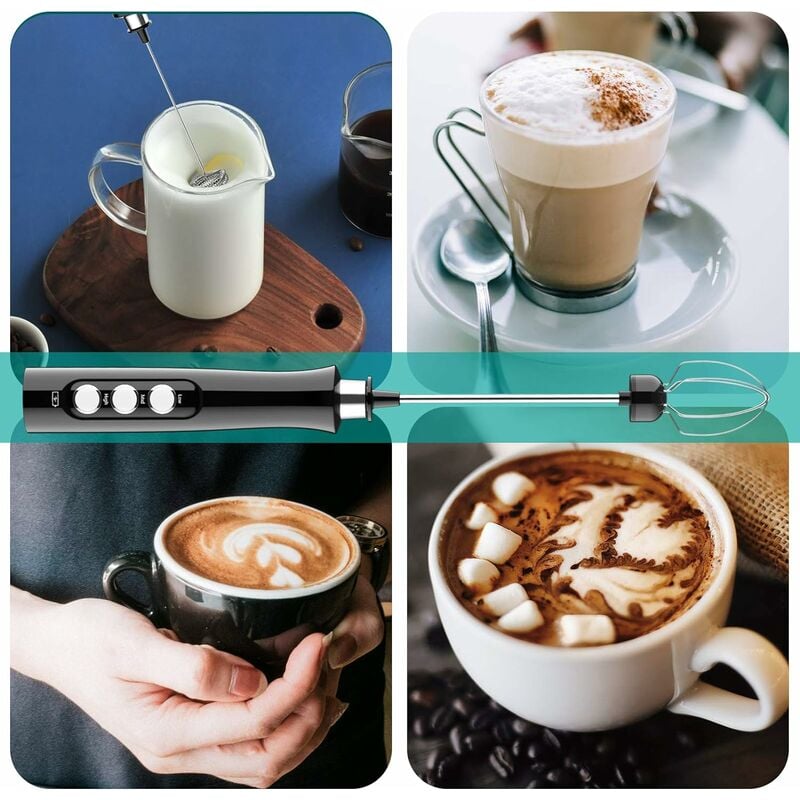 Espumador Para Hacer Espuma Para Café, Latte/capuchino Con P