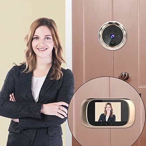 Comprar Visor de puerta inalámbrico con mirilla digital WIFI y cámara de  puerta inteligente