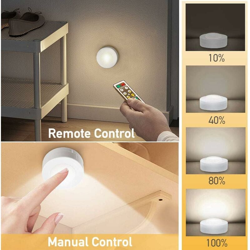 Luci Armadio Luce Notturna Lampada RGB Luci LED per Armadio 6PCS LED Lampada da Parete Lampada Adesiva Cordless con 2 Telecomando Vetrine Credenza Guardaroba Cucina Luci Armadio Luce Notturna Lampada RGB Luci LED per Armadio 6PCS LED Lampada da Parete Lampada Adesiva Cordless con 2 Telecomando Vetrine Credenza Guardaroba Cucina