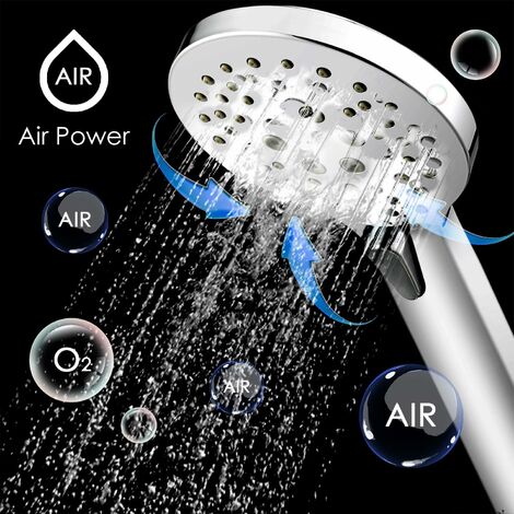 Per filtro doccia 8 * 22 cm doccetta Lonic ad alta pressione e filtraggio acqua risparmio soffione doccia palmare con ioni negativi minerale perline per bagno 