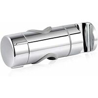 staffa di supporto per morsetto scorrevole per soffione doccia di ricambio regolabile in ABS Supporto per soffione doccia 20-25MM cromato 