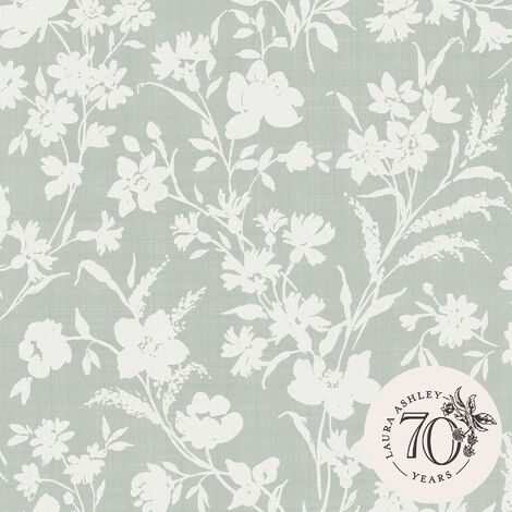 Laura Ashley Rye Vliestapete Sage Green 10mx52cm