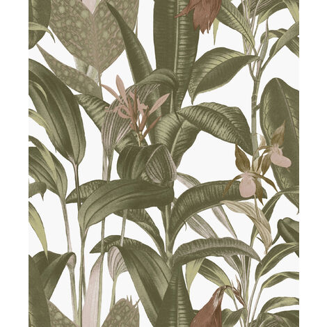 LOOKS by Wolfgang Joop Vliestapete Tropical Weiss 10mx53cm