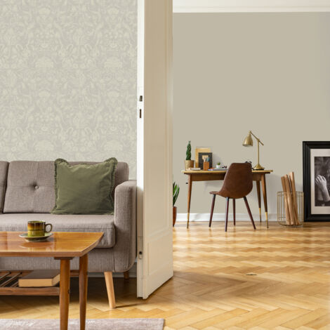 LOOKS by Wolfgang Joop Vliestapete Majestic Damask Beige 10mx53cm