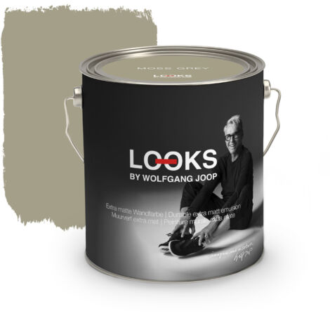 LOOKS by Wolfgang Joop Moss Grey Matt Wandfarbe 2,5L