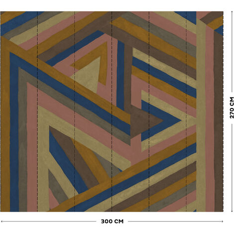 LOOKS by Wolfgang Joop Geo Mehrfarbig Fototapete 270x300cm