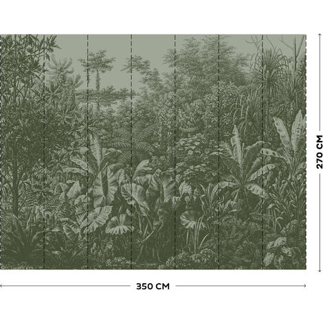 LOOKS by Wolfgang Joop Rainforest Grun Fototapete 270x350cm