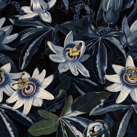 Art for the Home - Tapete - Classic Chic - Blumenmeer Passionsblume - 200x280cm (1/5)