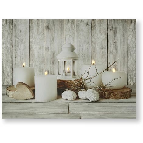 Art for the Home Leinwandbilder LED Coastal Treasures 60x80cm
