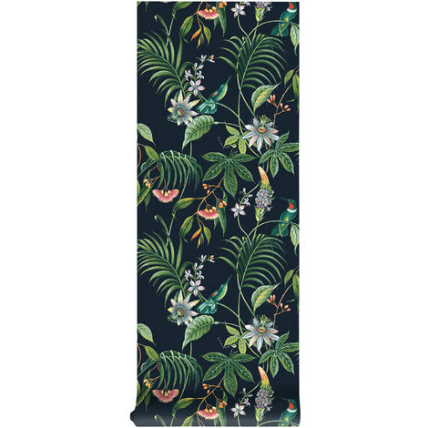 Superfresco Easy - Vliestapete - Adilah - Schwarz - 10m x 52cm