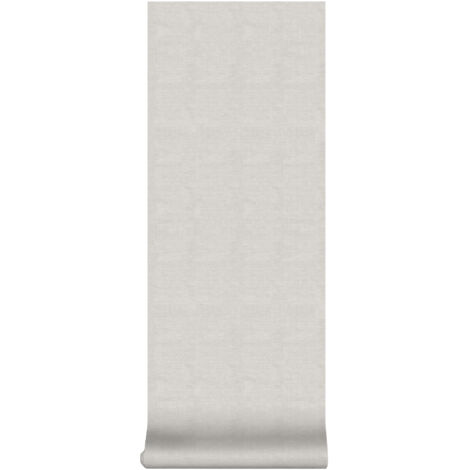 Linien Uni - Weiß/Grau - Vliestapete - 10m x 52cm (1/4)
