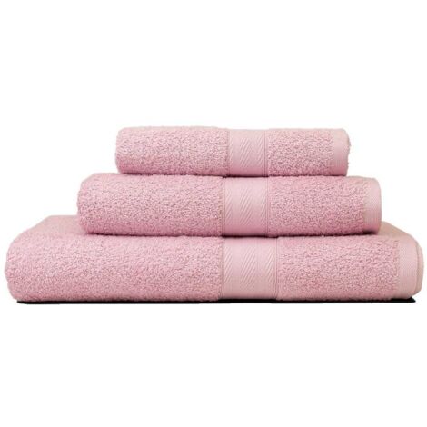 LinenMe Leinen Handtücher Set – 2 Stück, Rosa, 50x70 Cm, Weich & Saugstark – Ideal Für Empfindliche Haut Und Babys