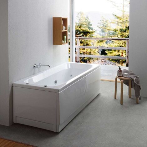 Rechteckige Hydromassage -Badewanne  Ester