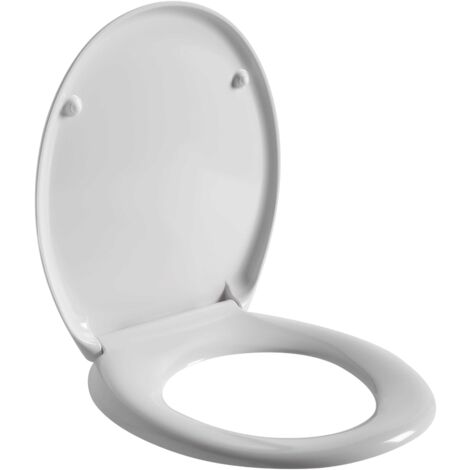 WC-Sitz Für CIELO SMILE 53 TERRA / Hänger – Weiß, Mit Edelstahlscharnieren & Soft-Close Option