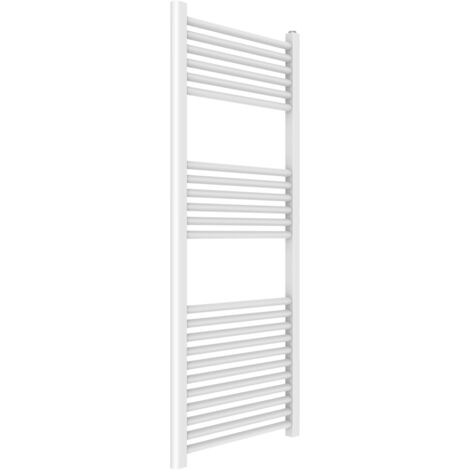 Bad-Heizkörper  - 23 Weisse Rundrohre- Cm 50X120
