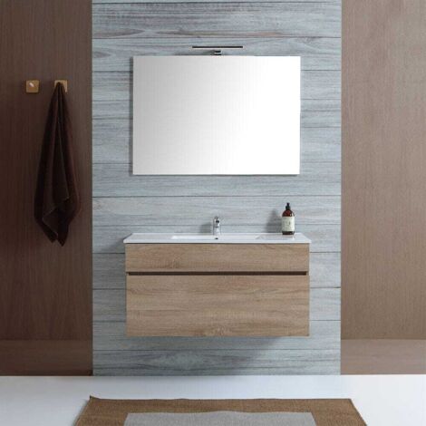 Möbelset Für Das Badezimmer In 100 Cm, Wandhängend Sole