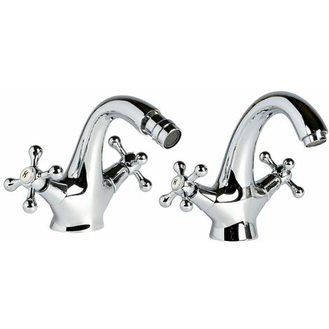 Kreuzgriff-Armatur Für Waschtisch Und Bidet Narciso (1/5)