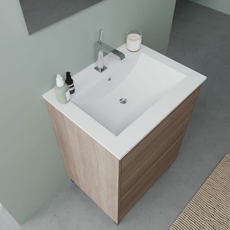 Bodenstehender Badezimmerschrank Mit 60-Cm-Waschbecken  Laguna
