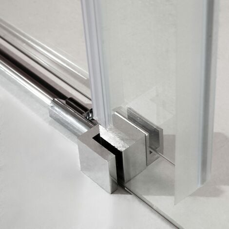 Duschtür Für Nische 130 Cm Mit Festem Element Rechts Aus Transparentem Kristallglas