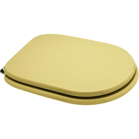 Copriwater Sintesi Cesame Champagne – Sedile WC Non Originale In MDF Con Cerniere Metalliche, Compatibile Solo Con Modello Sintesi