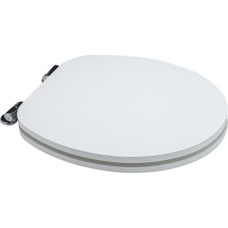 Croydex Antibakterieller Toilettensitz – Langsam-schließend, Weiß, D-Form, Einfach Zu Montieren