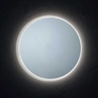 RUNDER BADEZIMMERSPIEGEL MIT DURCHMESSER 70 CM, HINTERLEUCHTET MIT